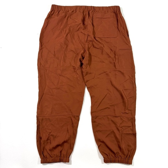 Theory Slim Cargo Flat Twill Jogger Pants Walnut Brown - Picture 3 of 7